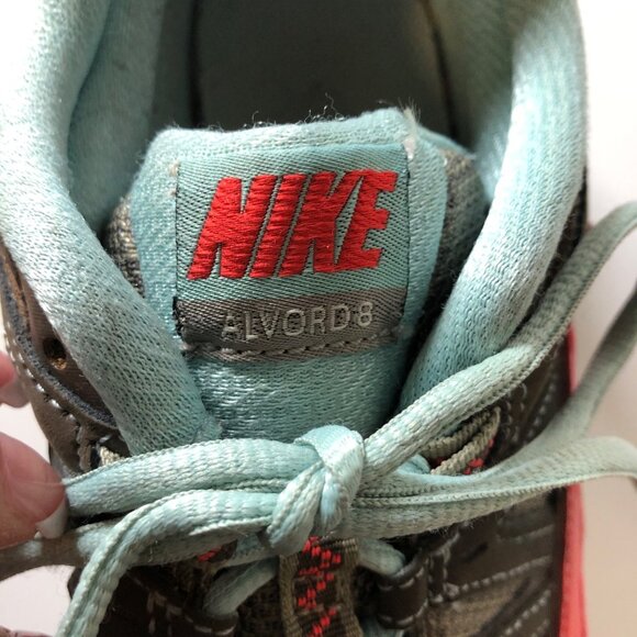 Nike Air Alvord 8 Womens Trail Running Shoes Sz 8.5 Brown Pink Blue Sneakers - Picture 8 of 9